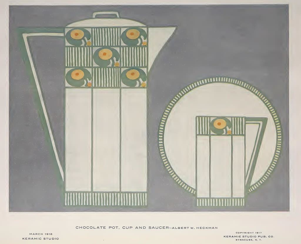 1918 Chocolate Pot Keramic Studio