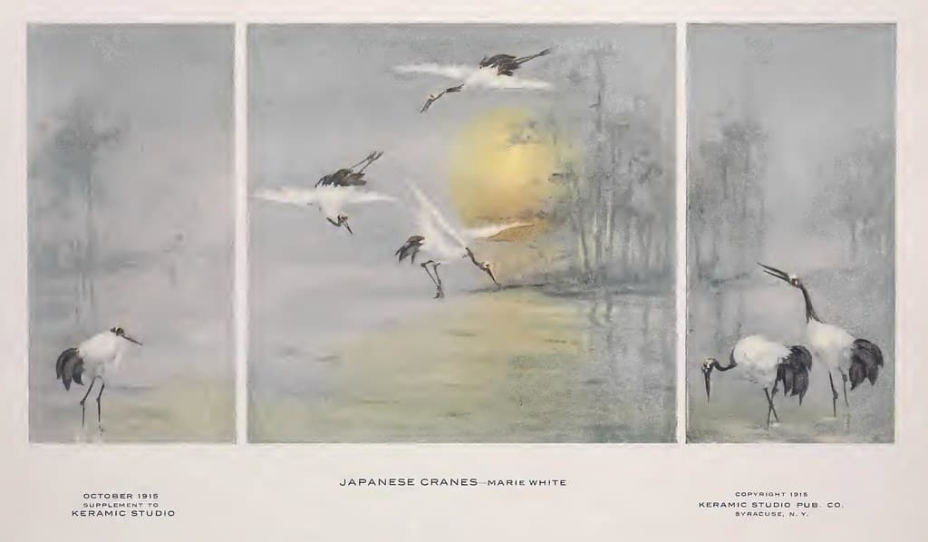 1915 Cranes Keramic Studio