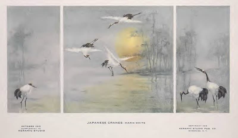 1915 Cranes Keramic Studio