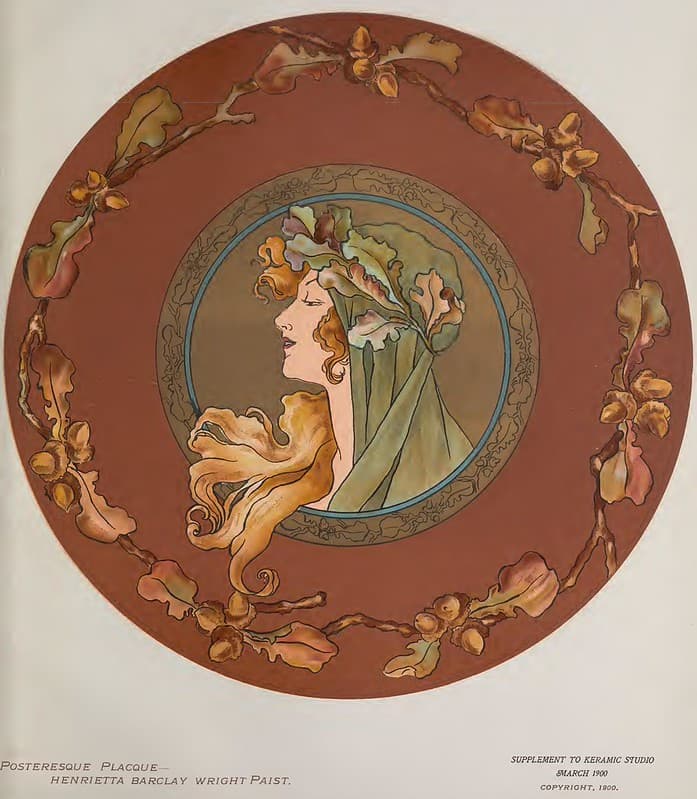 1900 Plaque Keramic Studio