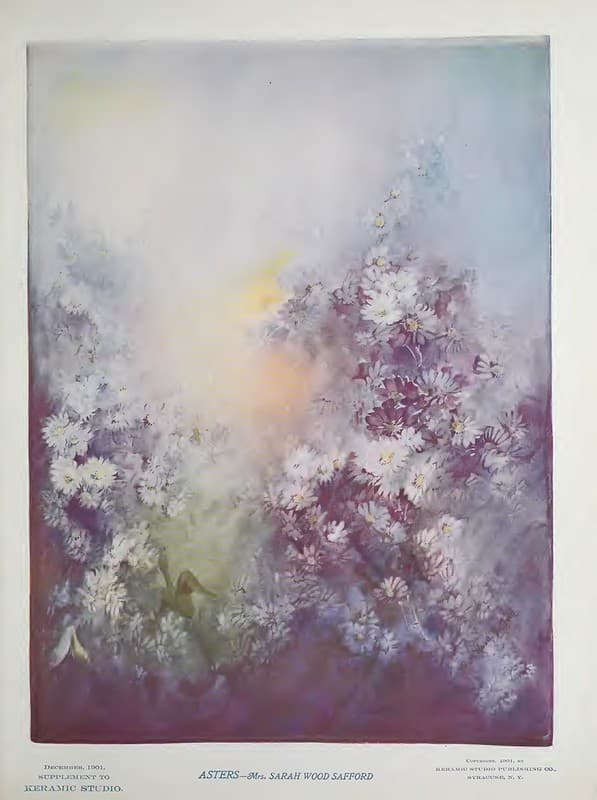 1901 Asters(2) Keramic Studio