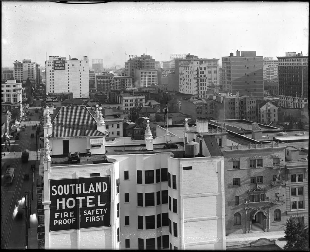 Downtownlosangeles, glassplatenegatives, losangelesinthes