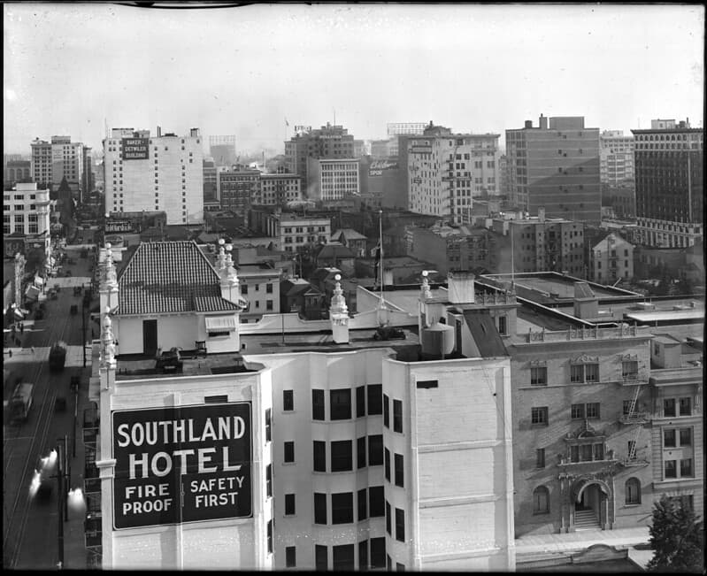 Downtownlosangeles, glassplatenegatives, losangelesinthes