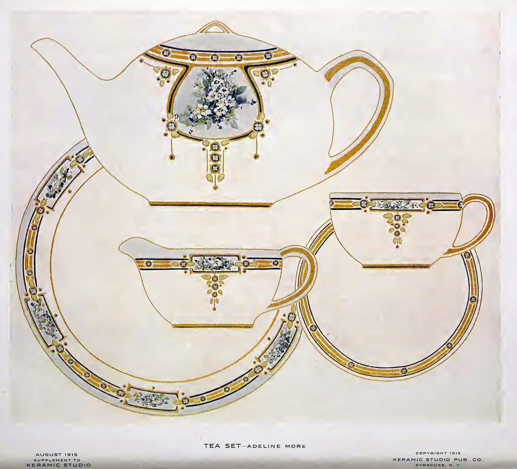 1915 Tea Set Keramic Studio
