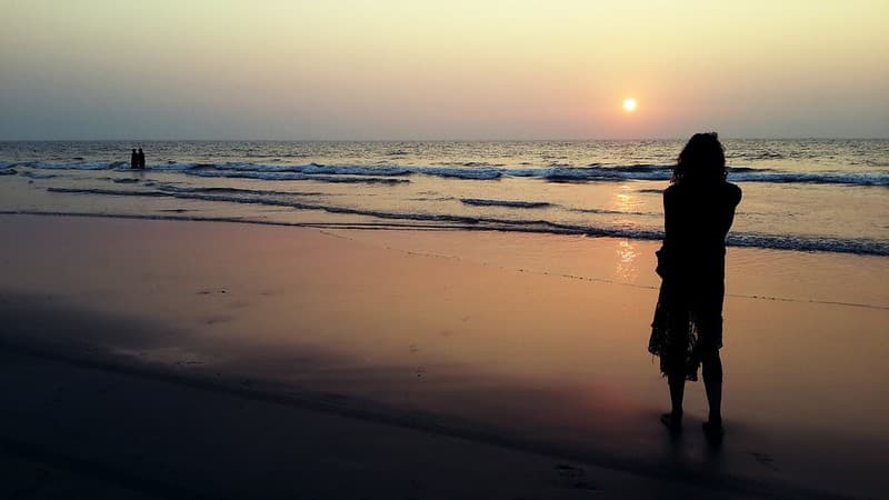 Girl on beach