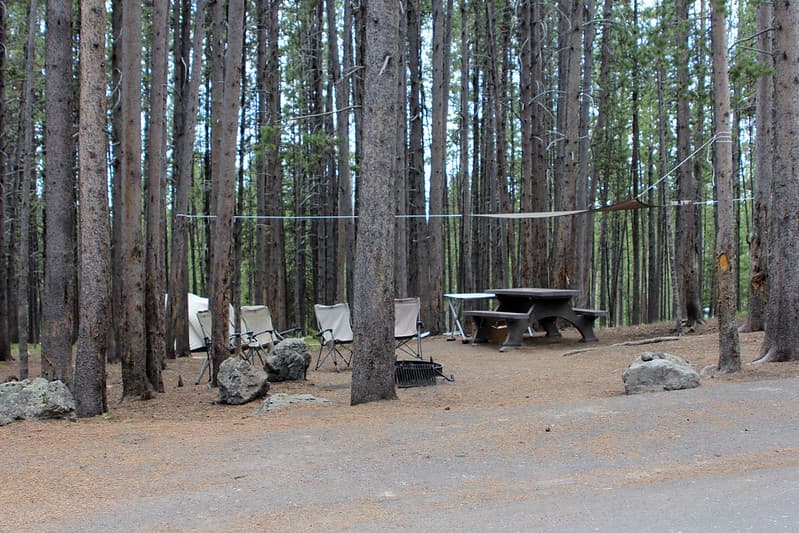 Canyon Campground site