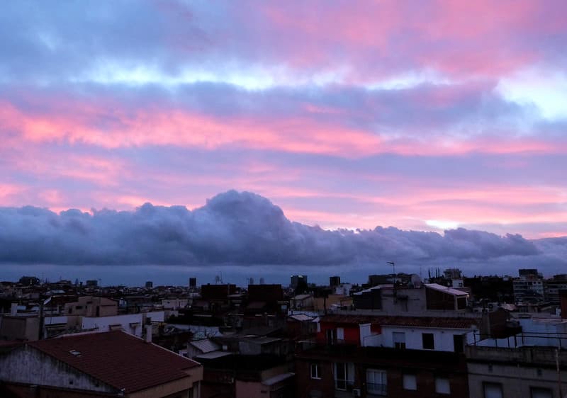 Cotton candy sky