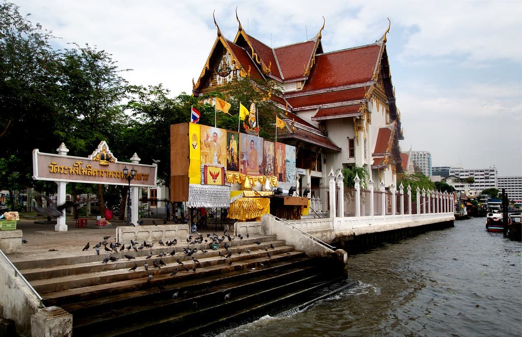 Cruising the Chao Praya River Bangkok.