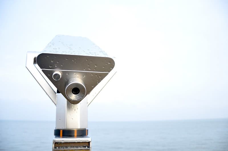 Tower Viewer Overlooking Ocean