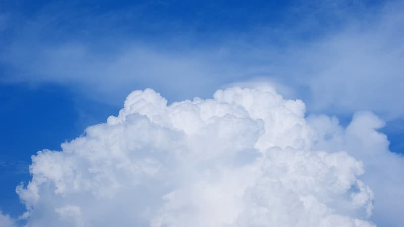 Blue Sky and White Clouds