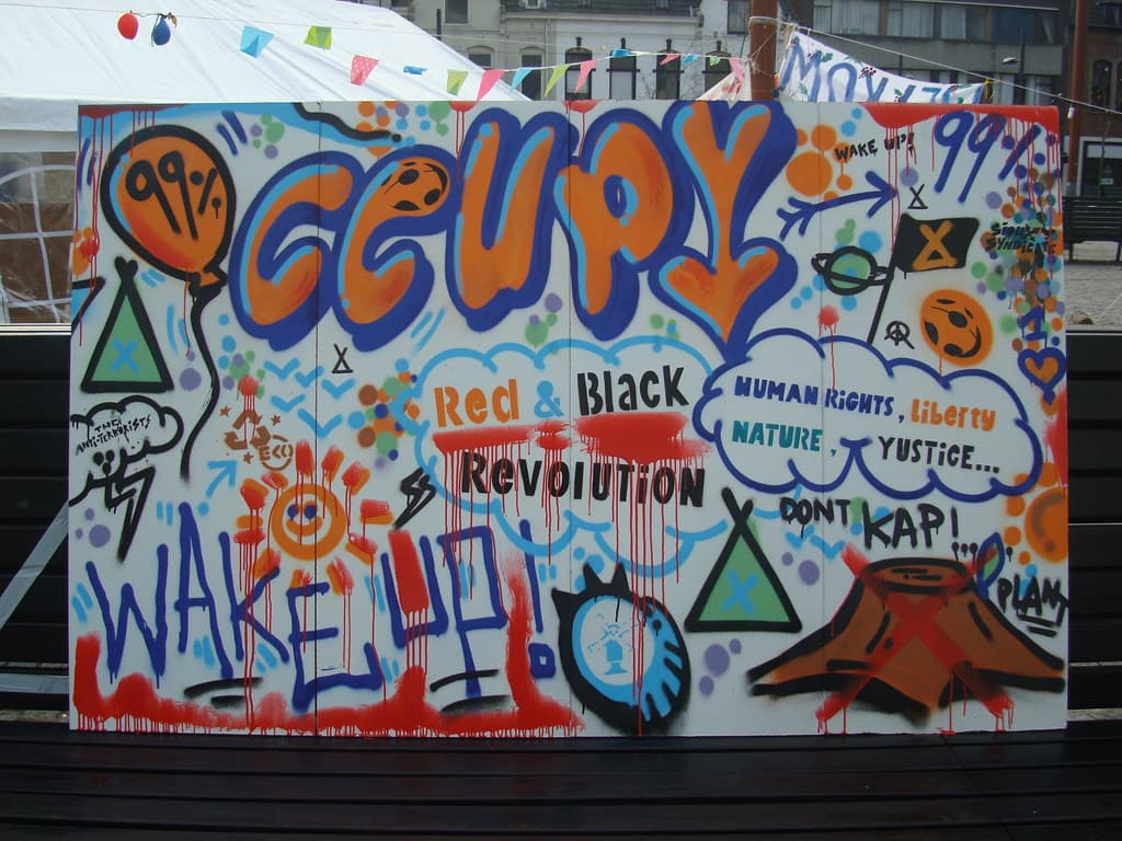 Occupy graffiti