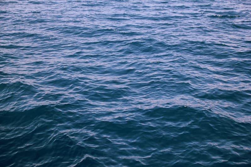 Blue Ocean Choppy Water