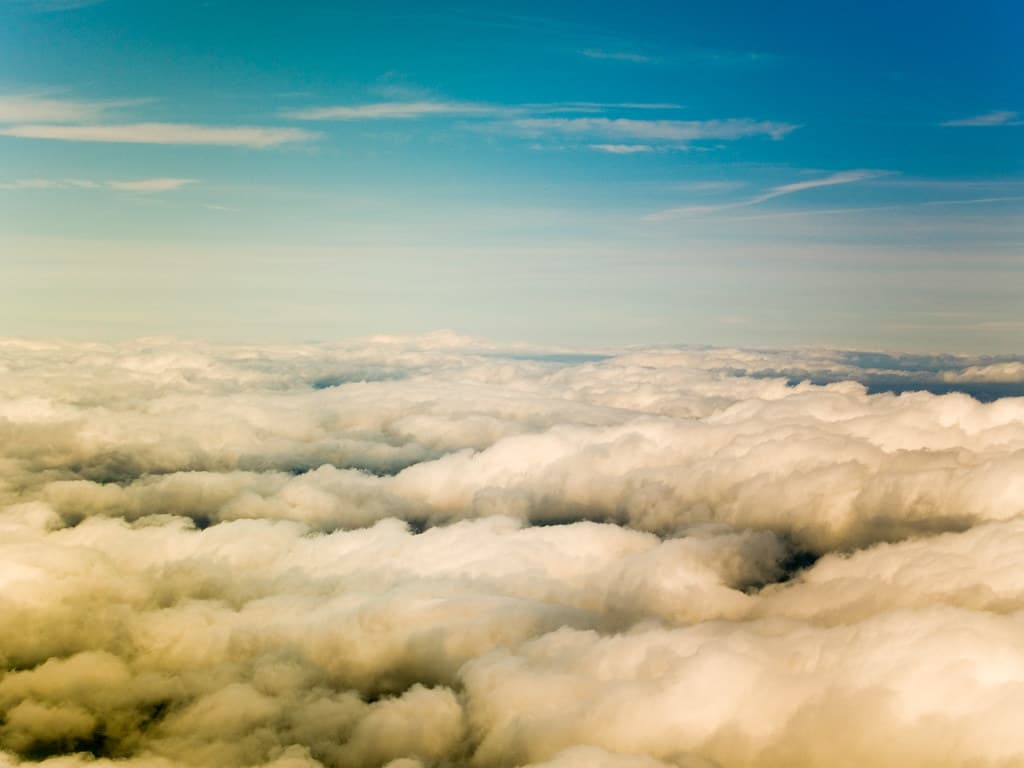 View of Sky Above Clouds