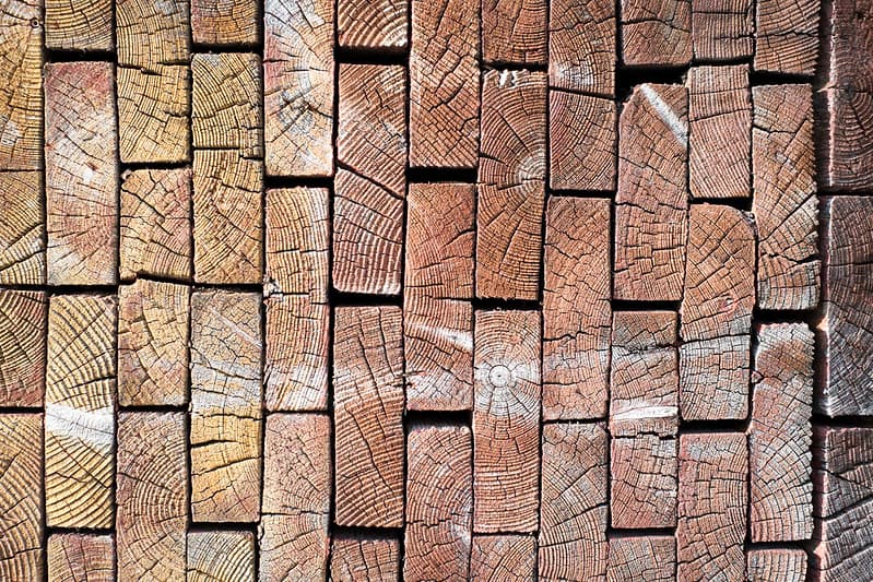 End of Wood Boards Pattern