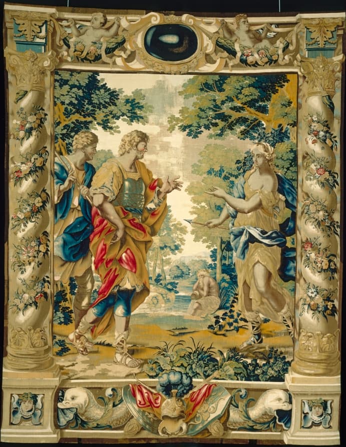 Venus tells Aeneas and his friend Achates to go to Carthage