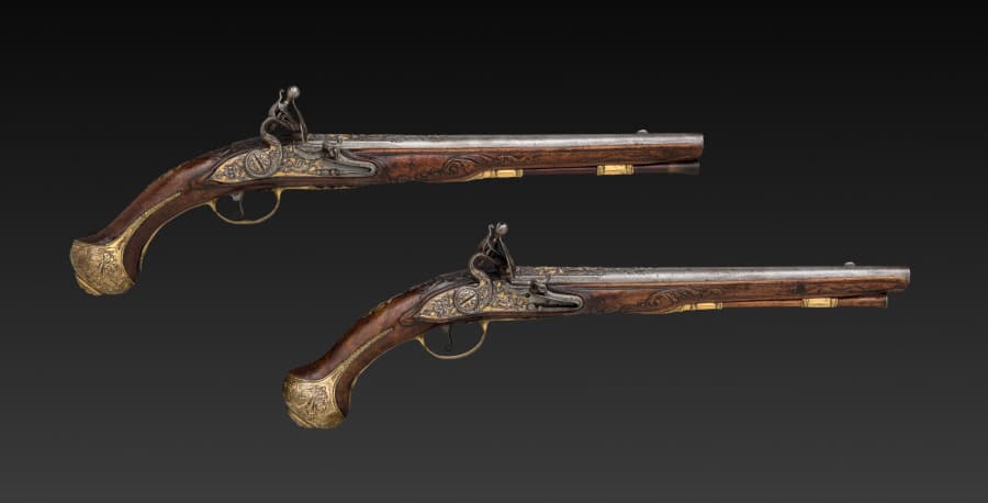 Pair of Flintlock Pistols
