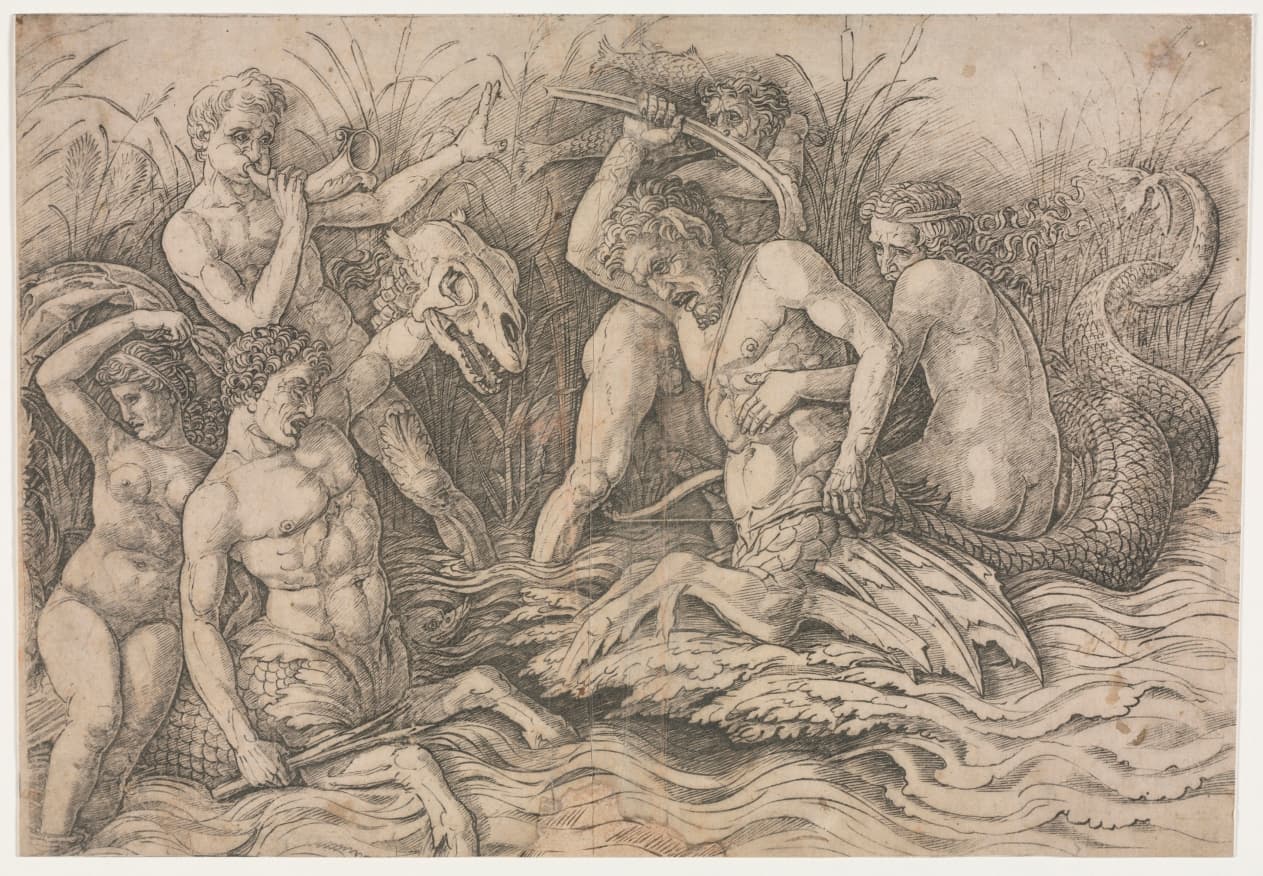 Battle of the Sea Gods - right portion