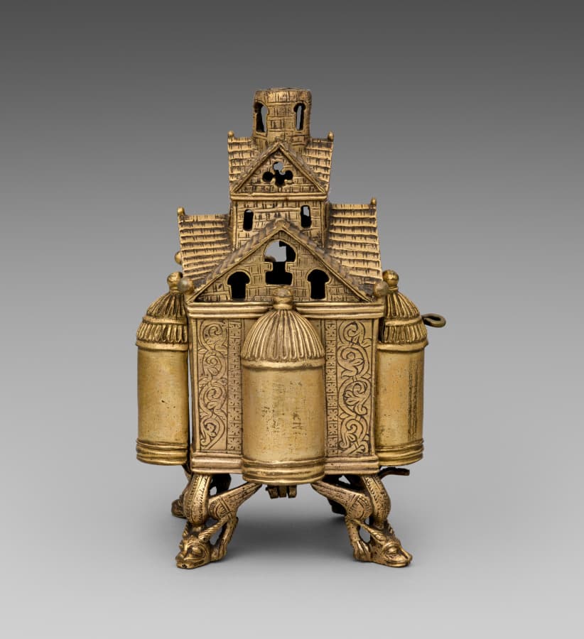 Incense Burner and Stand for an Altar Cross