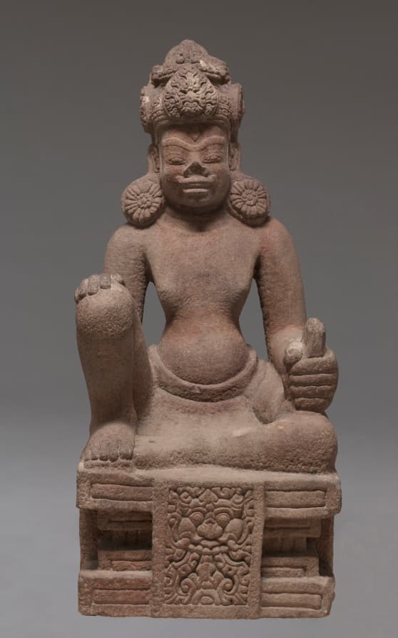 Enthroned planetary deity