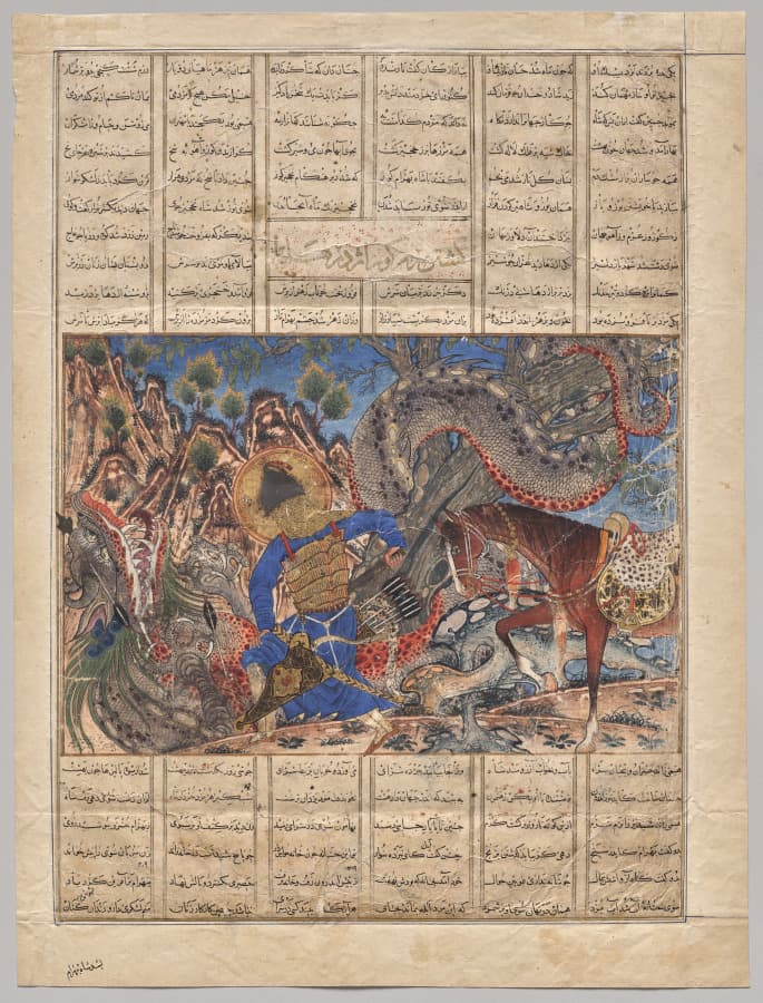 Manuscript, opaque, watercolor