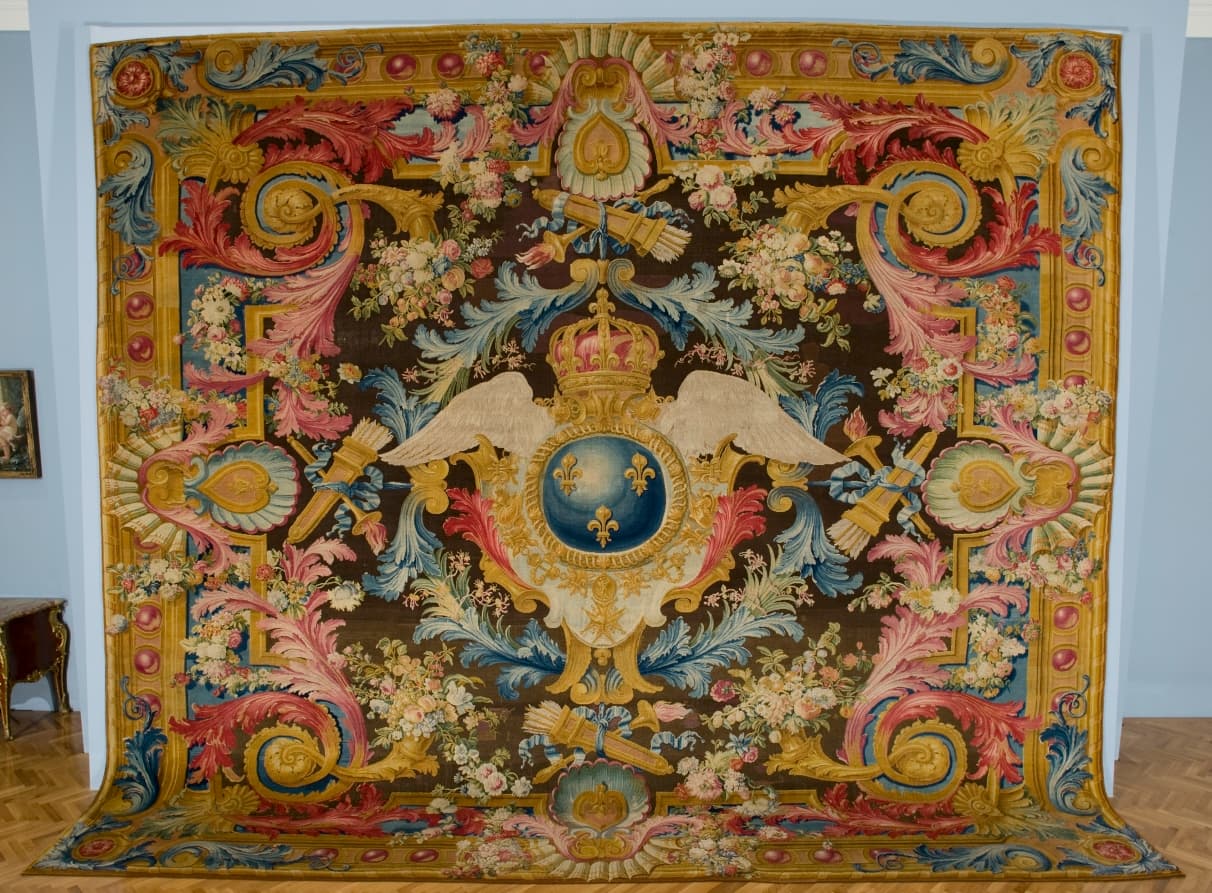 Louis XV Savonnerie Carpet with Royal Arms