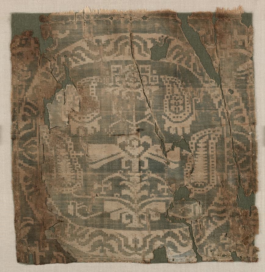 Roundel from a Tunic with Palmette Tree