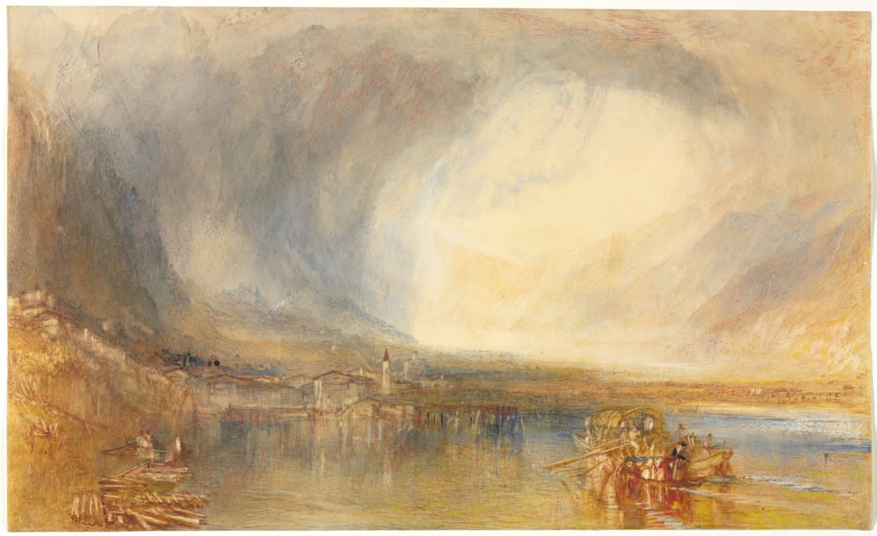 Flüelen, from the Lake of Lucerne