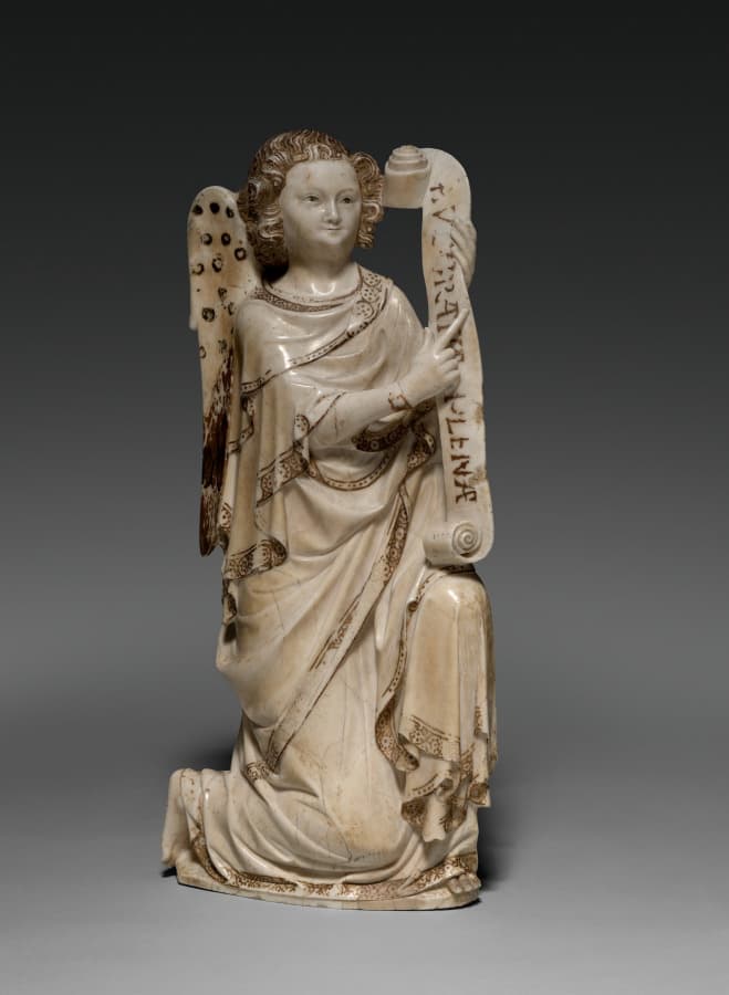 The Archangel Gabriel from an Annunciation Group