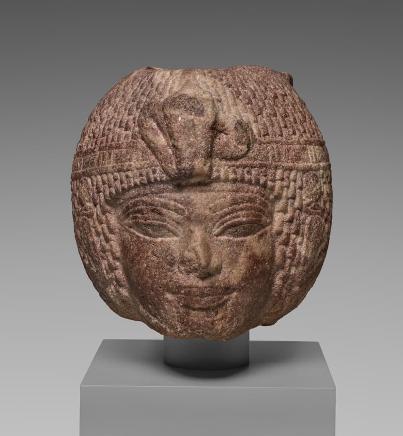 Head of Amenhotep III Wearing the Round Wig