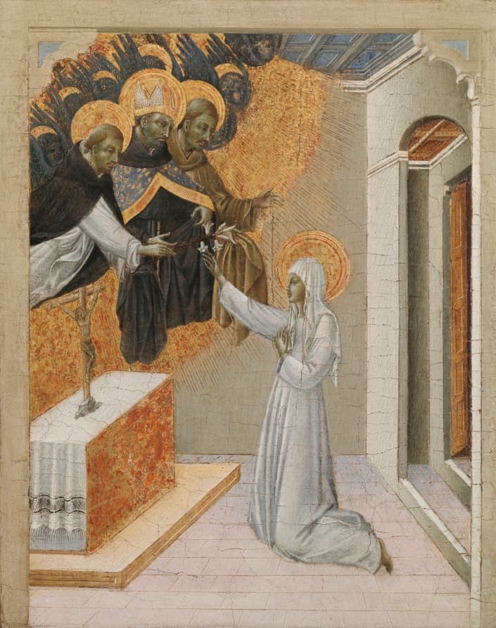 Painting, tempera, gold
