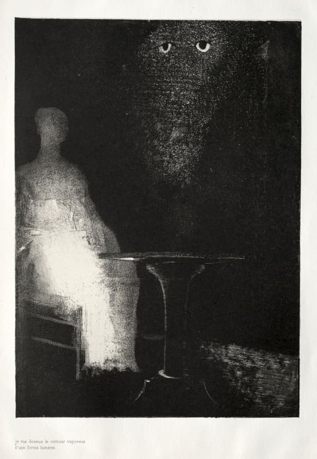 Below, I Saw the Vaporous Contours of a Human Form