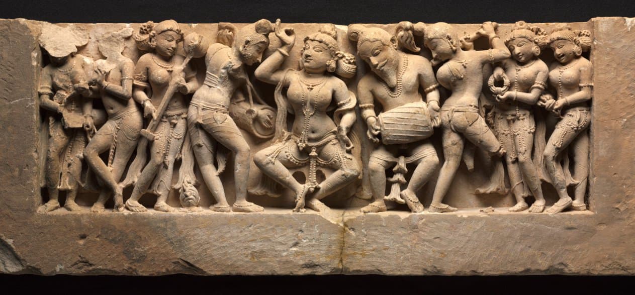 Frieze with Dancer and Musicians