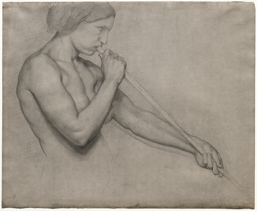 Angel Blowing a Trumpet