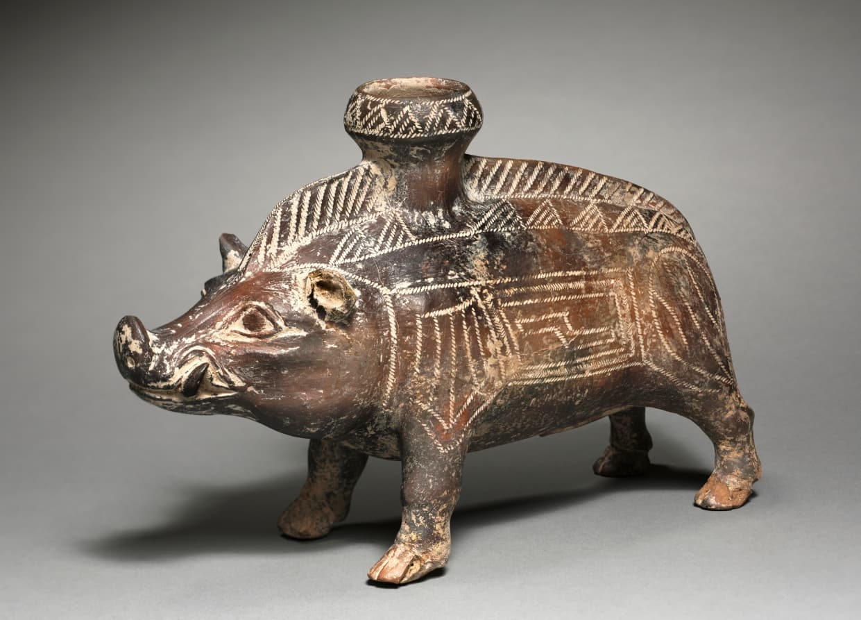 Vessel in the Shape of a Wild Boar