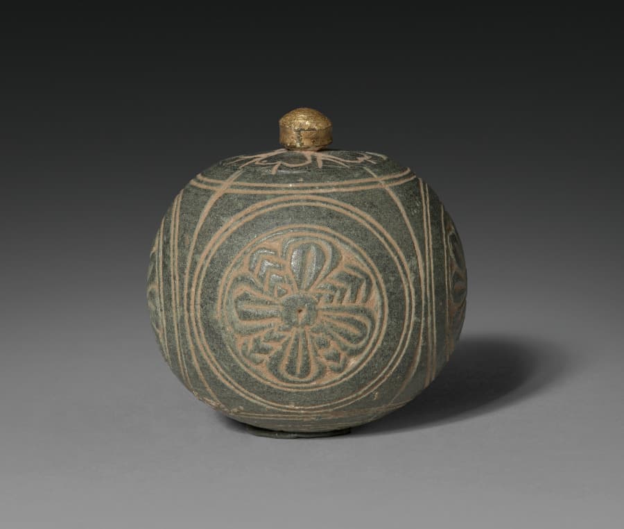 Miniature Stone Reliquary or Toilette Casket