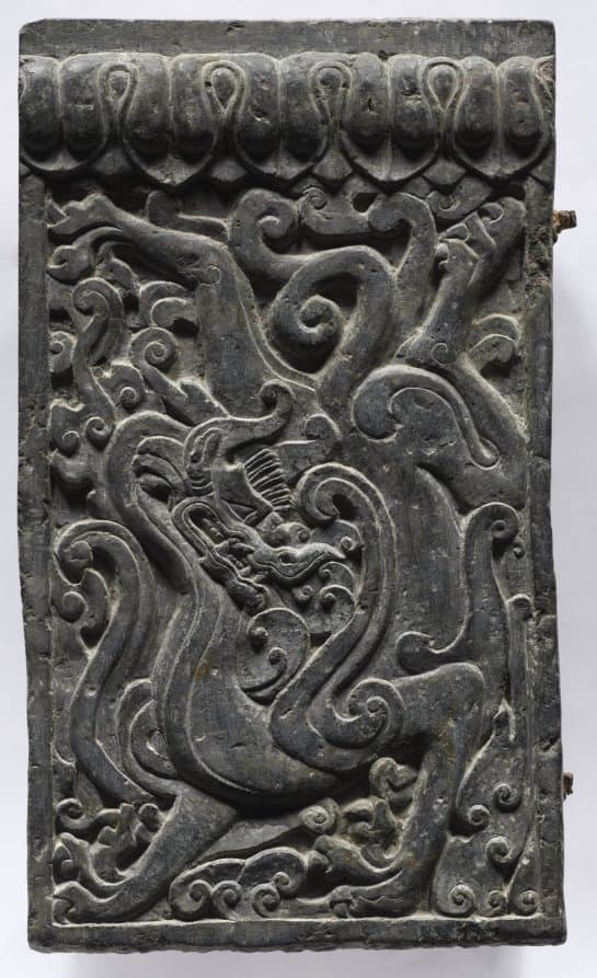 Section of a Coffin Platform: Dragon