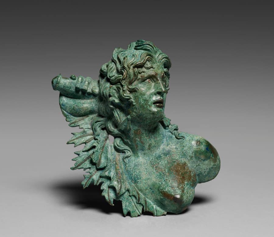 Tritoness or Scylla Relief Applique