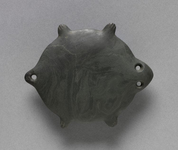 Palette in the Form of a Turtle