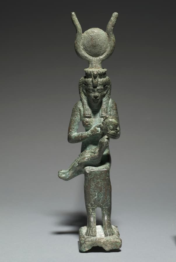 Statuette of Isis and Horus
