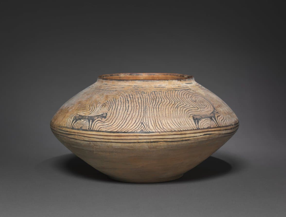 Jar with Four Ibex