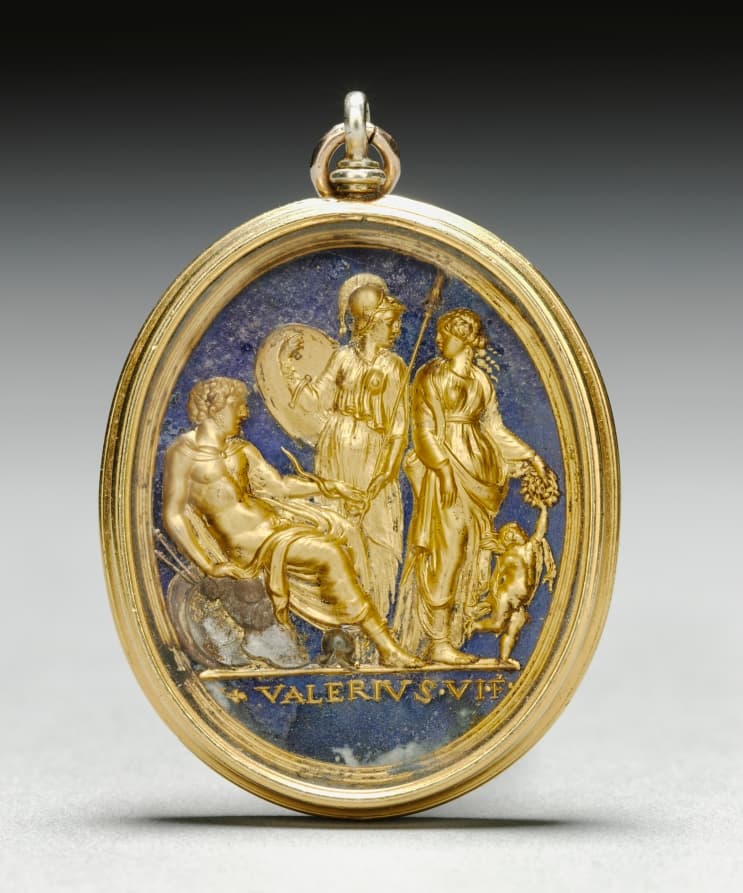 Mars, Minerva, Venus, and Cupid