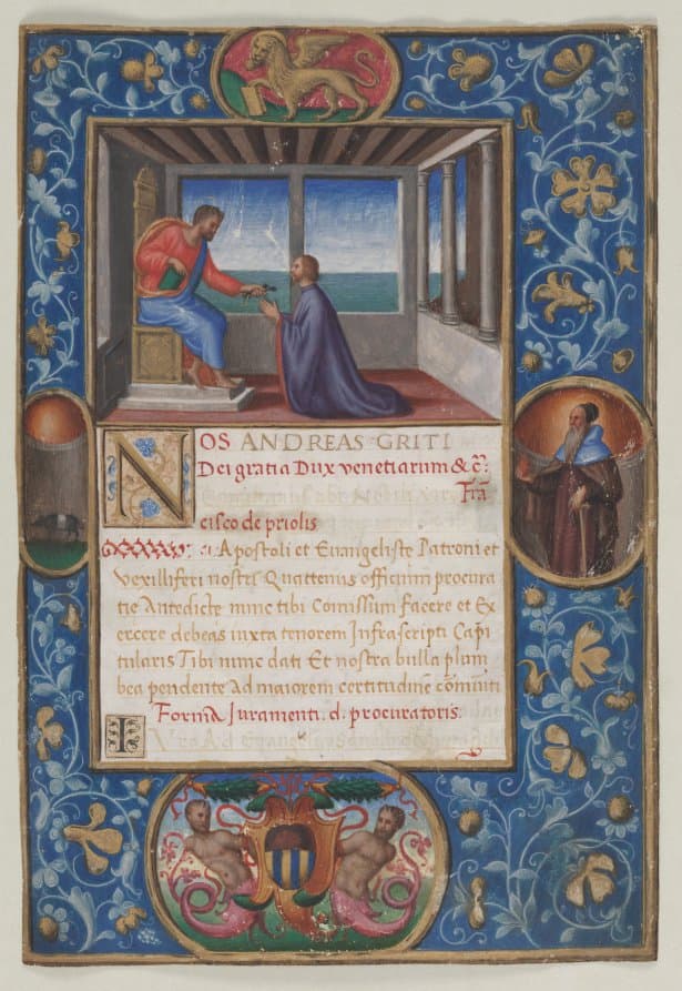 Manuscript, ink, tempera