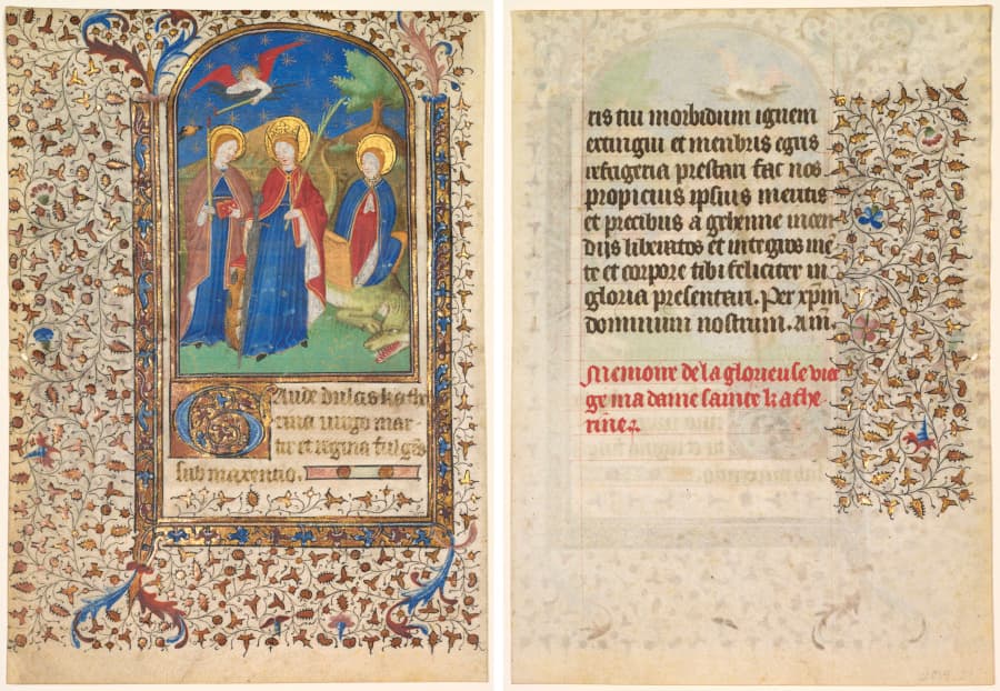Manuscript, ink, tempera