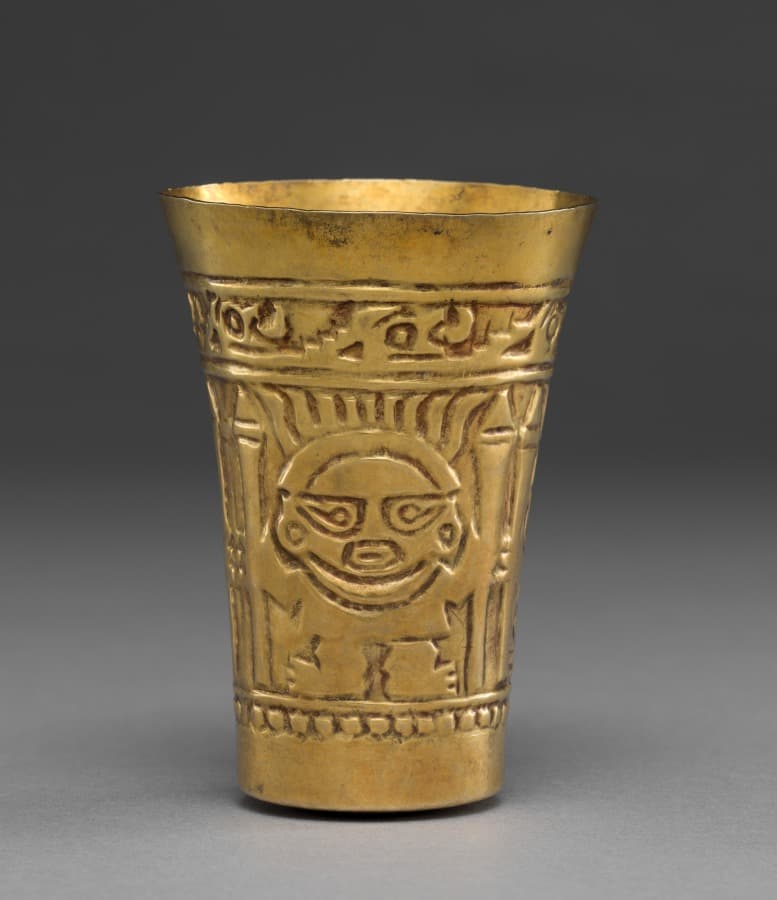 Beaker with Frontal Figures