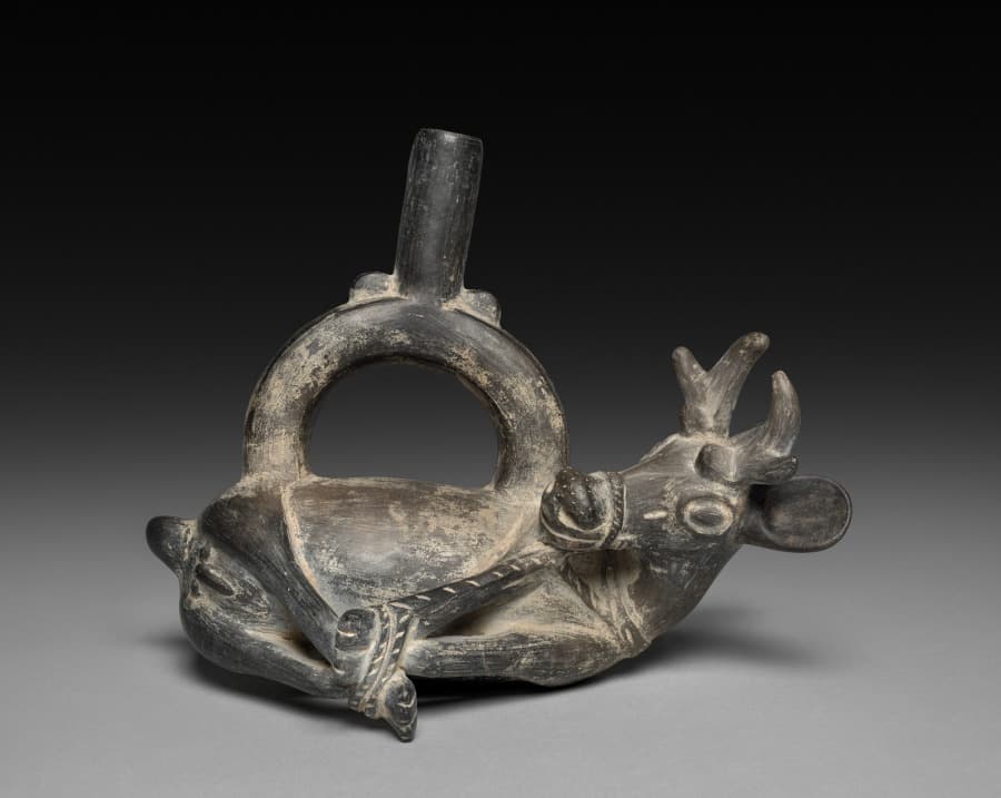 Bound Deer Effigy Vessel