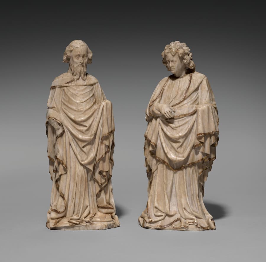 Sculpture, alabaster, medieval