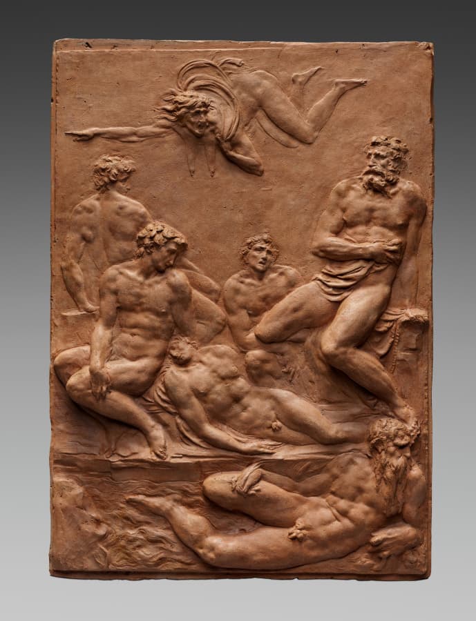 Sculpture, terracotta, european