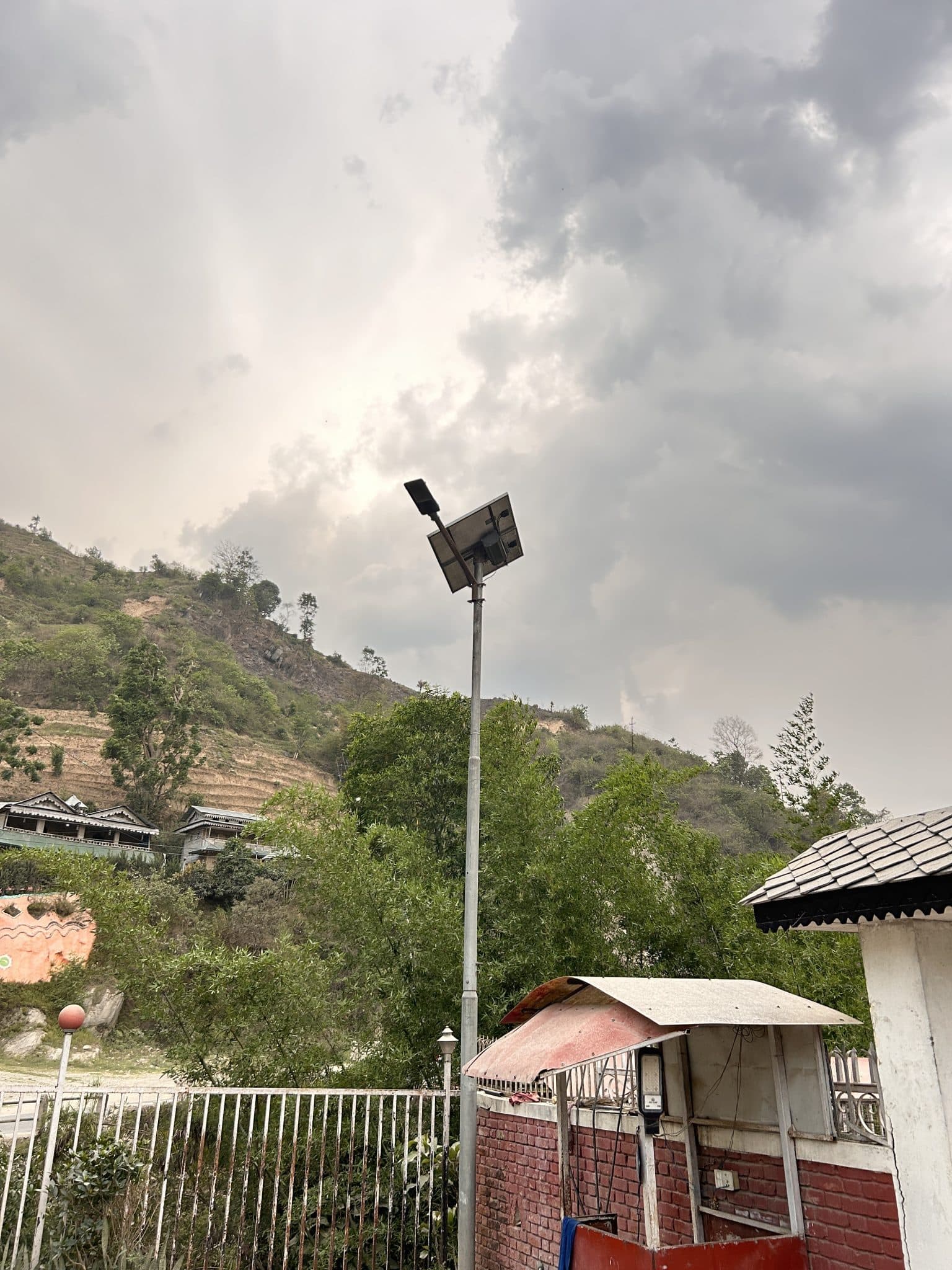 Cloud, hill, solar