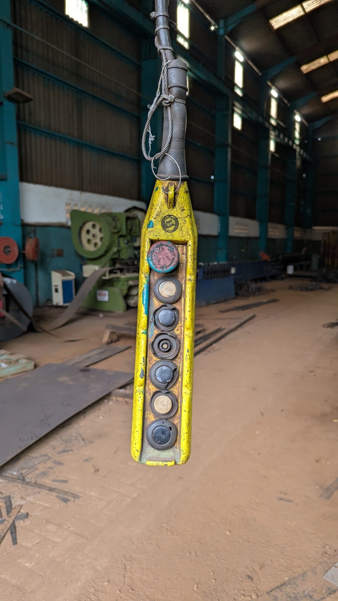Warehouse, background, button