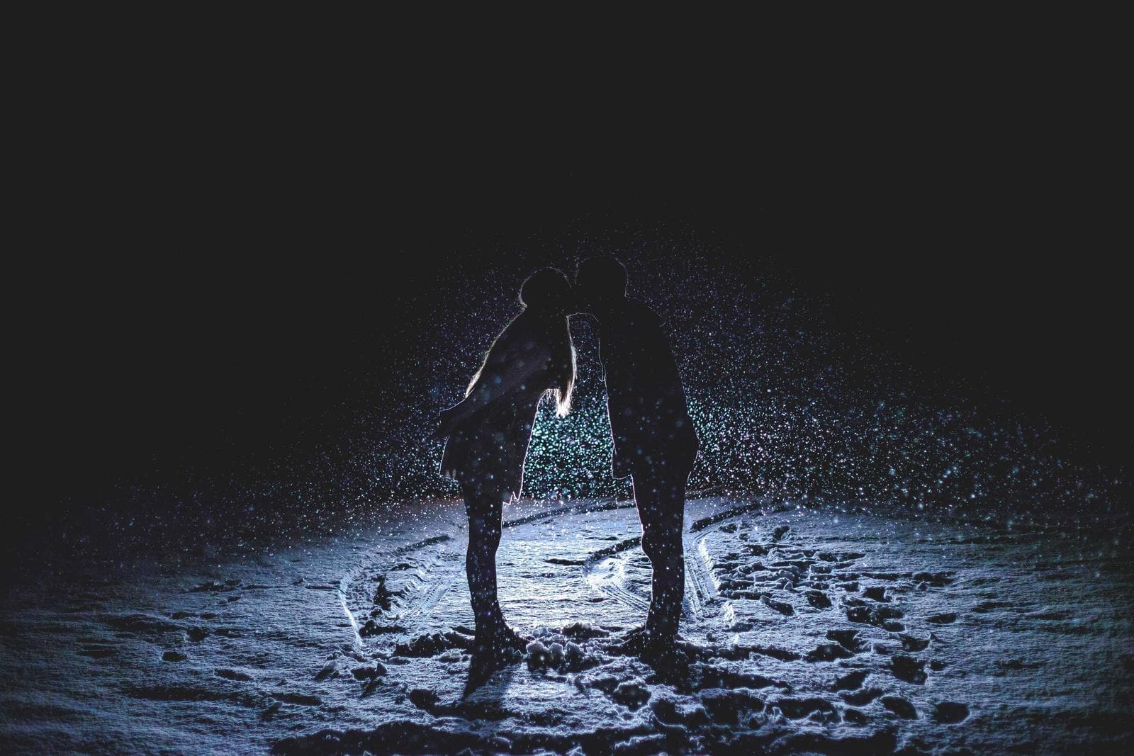 In the rain